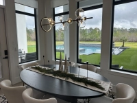 Modern dining rm