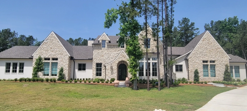 Modern tudor elevation