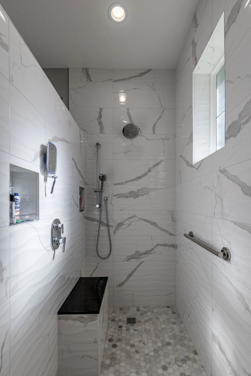 Aging in place shower